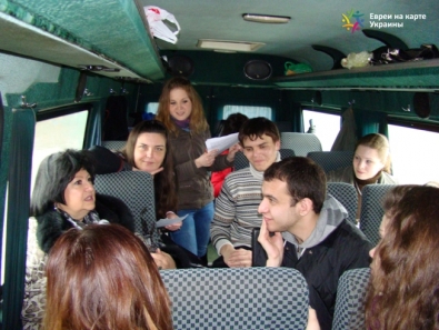 Наша группа в автобусе на Гадяч